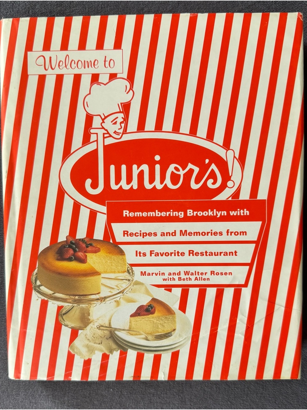 Junior's Cookbook - Red & White Striped Cover 1999
